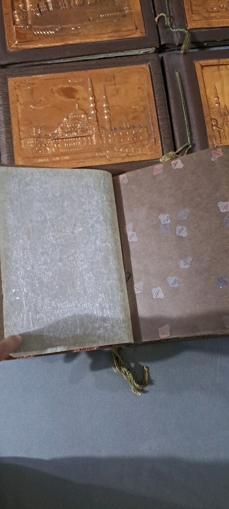 antika bakır kabartmalı albüm - 6