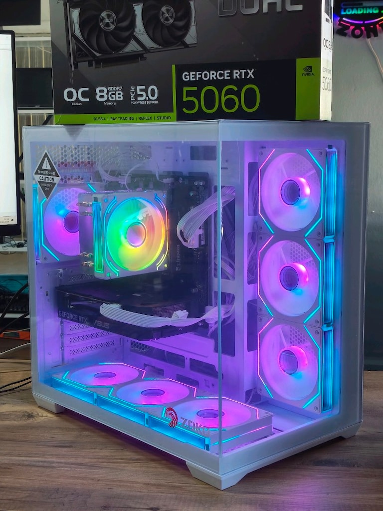 RTX 5060 RYZEN5 7500F 16GB DDR5 RAM 1TB M2SSD 600W AKVARYUM OYUNCU KAS - 6