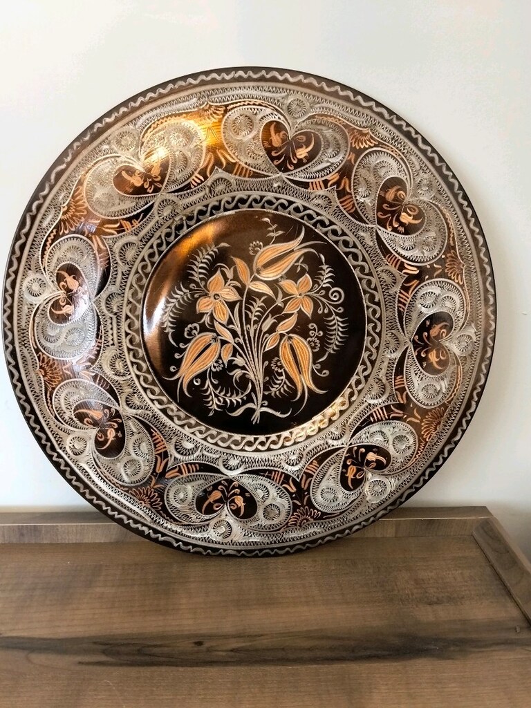 Bakır Duvar Tabağı - 4