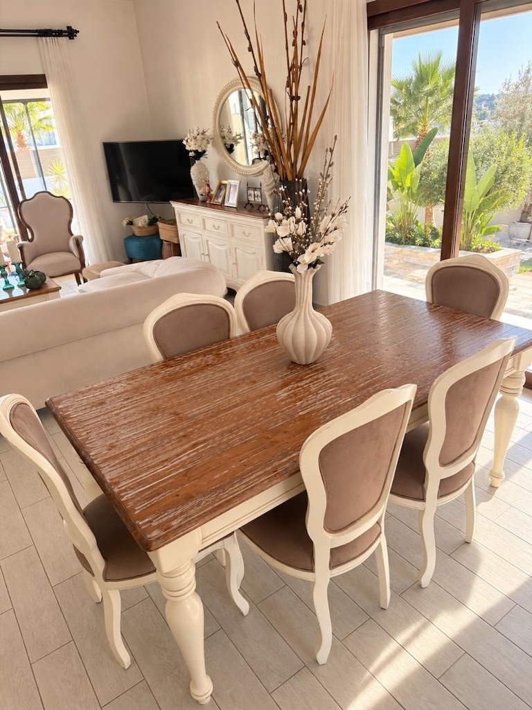 MUDO CONCEPT COUNTRY | MASİF YEMEK MASASI + 6 SANDALYE - 3