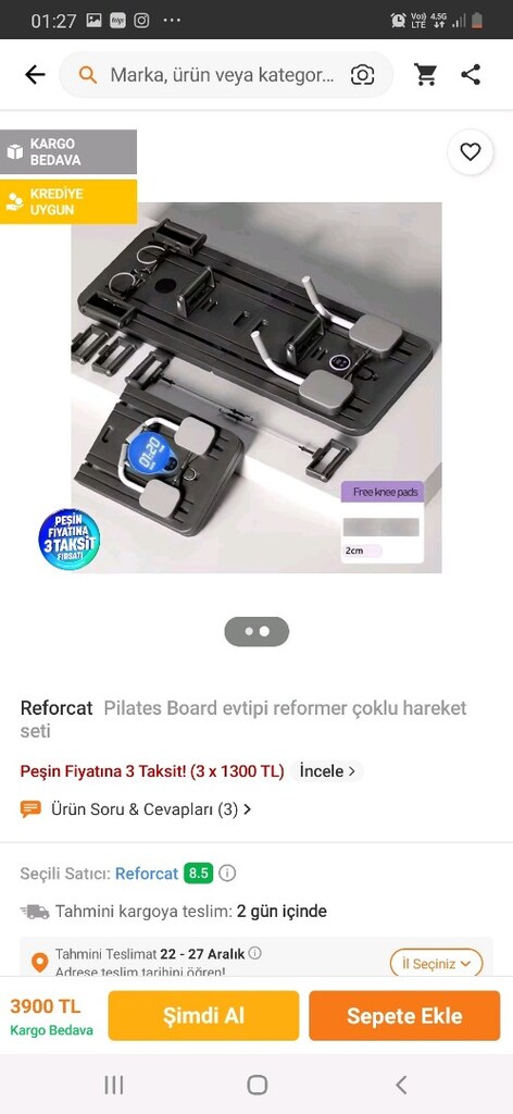 seyyar reformer pilates aleti - 2