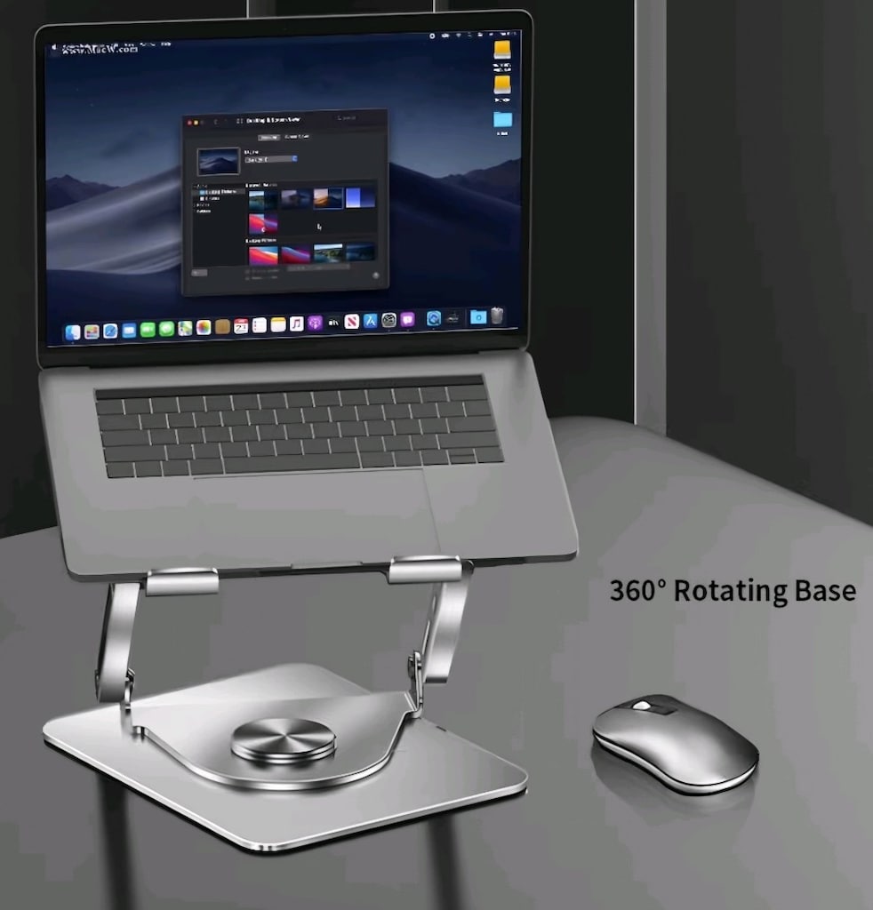 SIFIR McStorey Premium Alüminyum Laptop Standı Manyetik Fanlı - 6