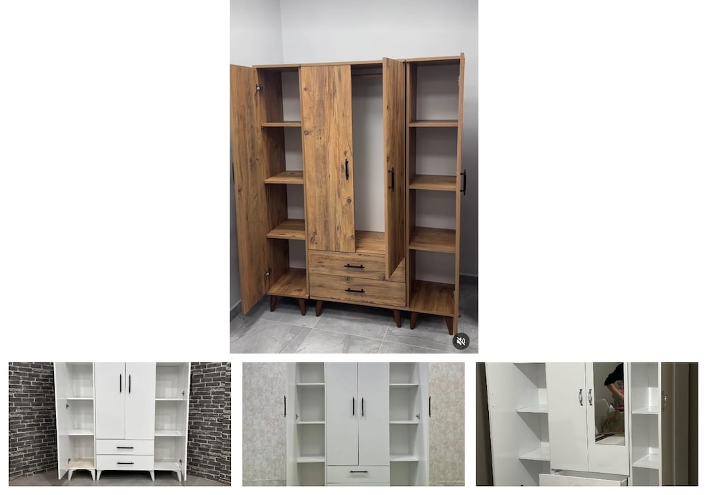 4 kapaklı elbise dolabı zejxjytoto - 4
