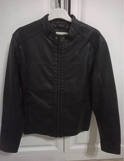 Jack&Jones Deri Ceket Siyah