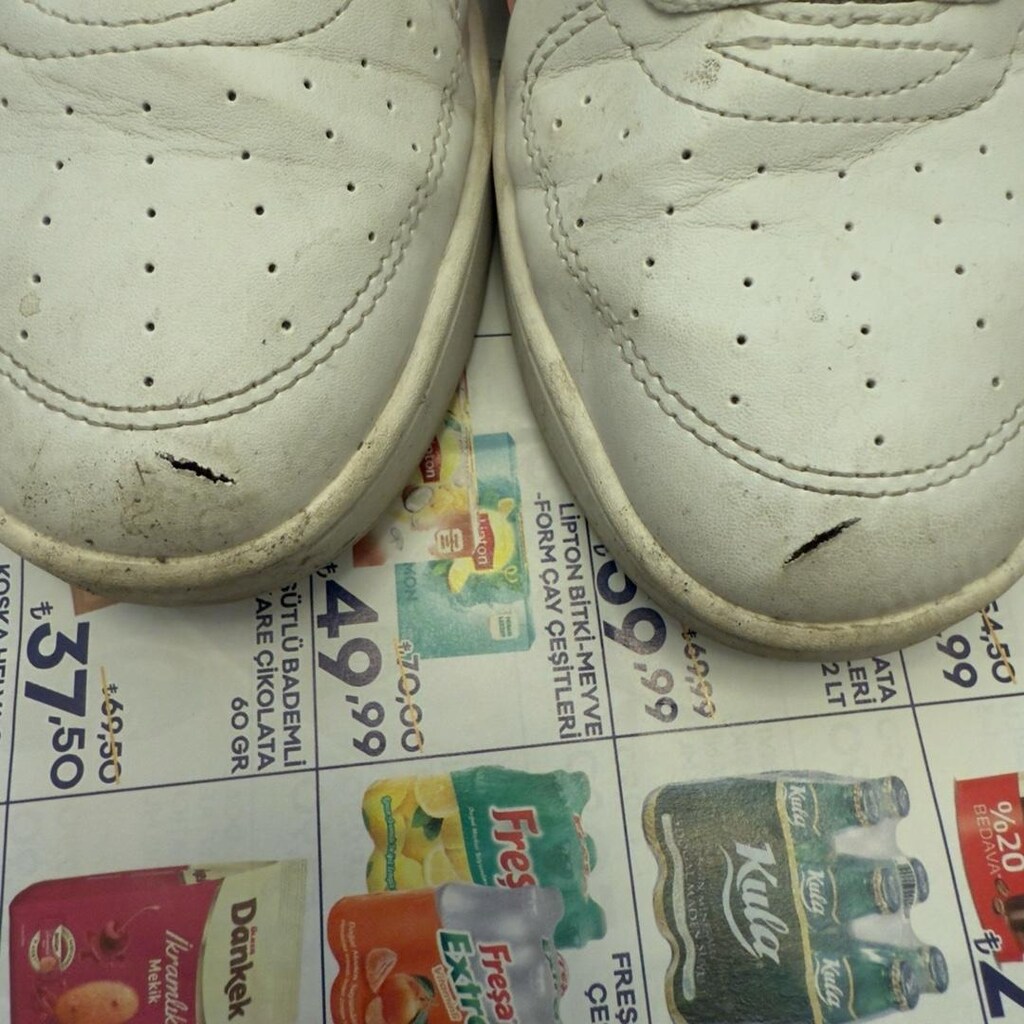 Puma Smash 3.0 Buck Beyaz Kadın Spor Ayakkabı 38.5 no - 8