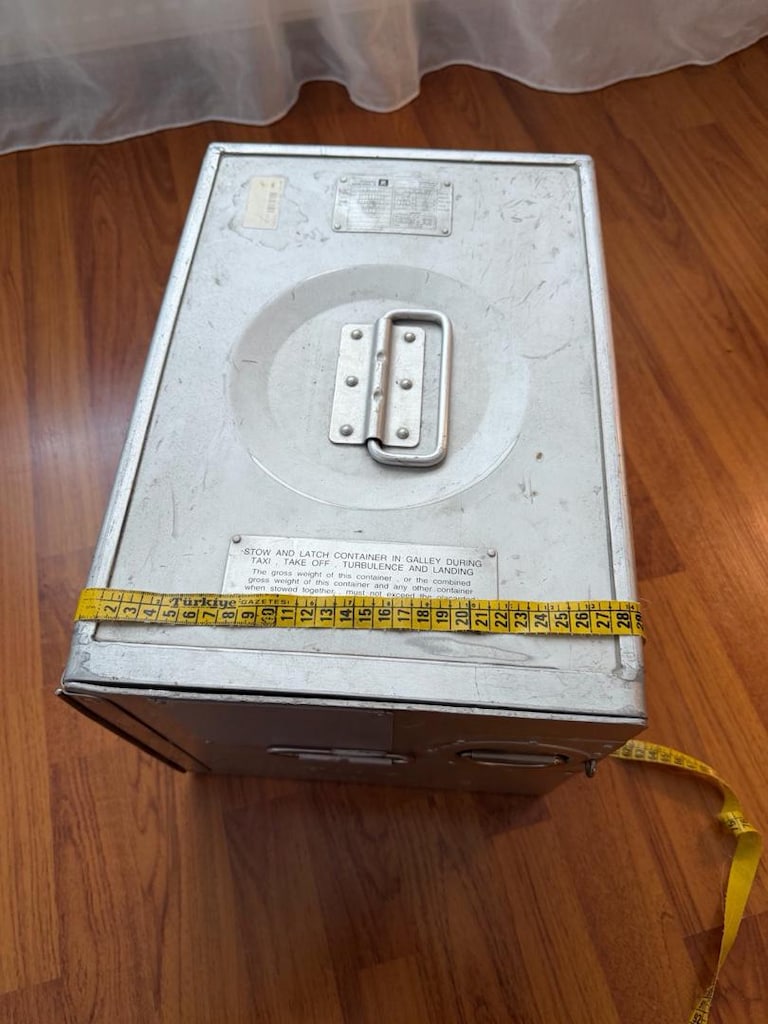 THY Uçak İçi Metal Servis Kutusu Çekmece – Galley Box - 12