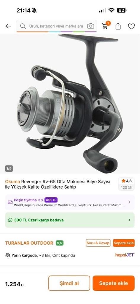 Okuma olta seti - 3