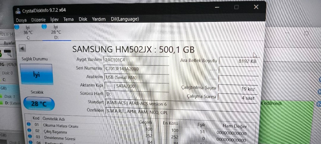 Samsung Portable 500 GB model 2.5 inç harici (taşınabilir) sabit disk - 4