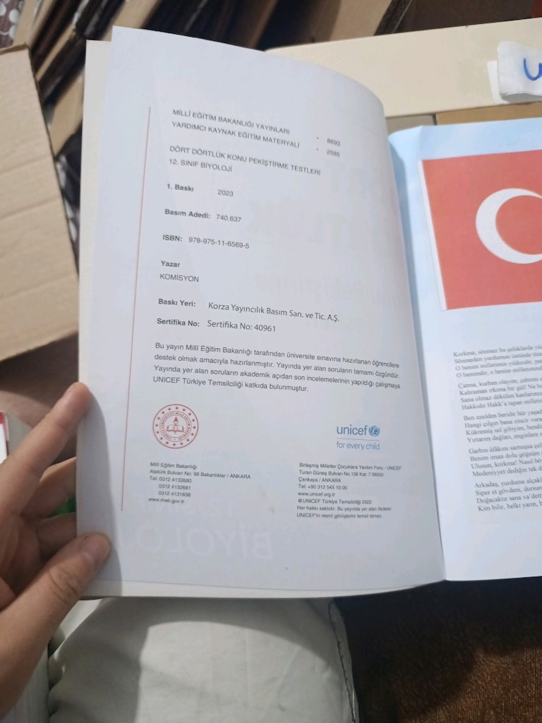 MEB 12. Sınıf Biyoloji Dört Dörtlük Konu Pekiştirme Testleri (2023 Bas - 2