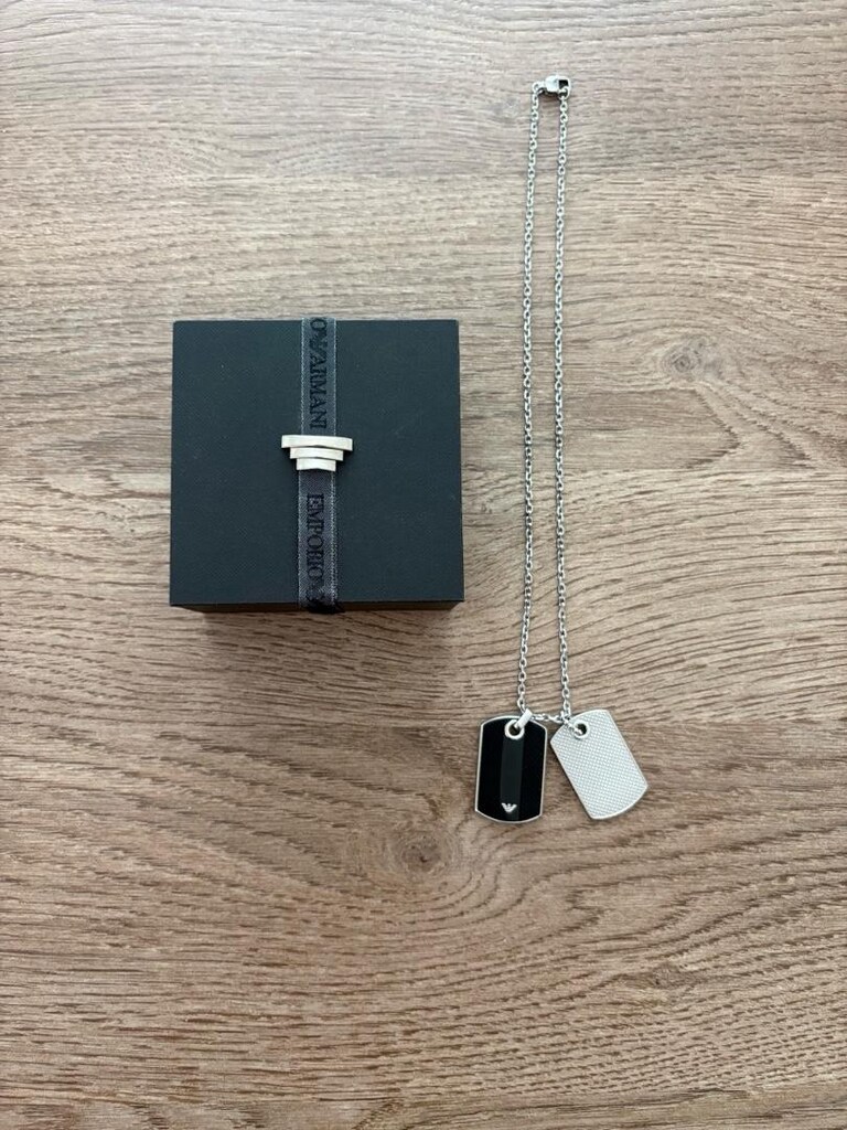 EMPORIO ARMANI Erkek Kolye Model: AJEGS1542-040 Kolye uzunluğu:55cm - 3