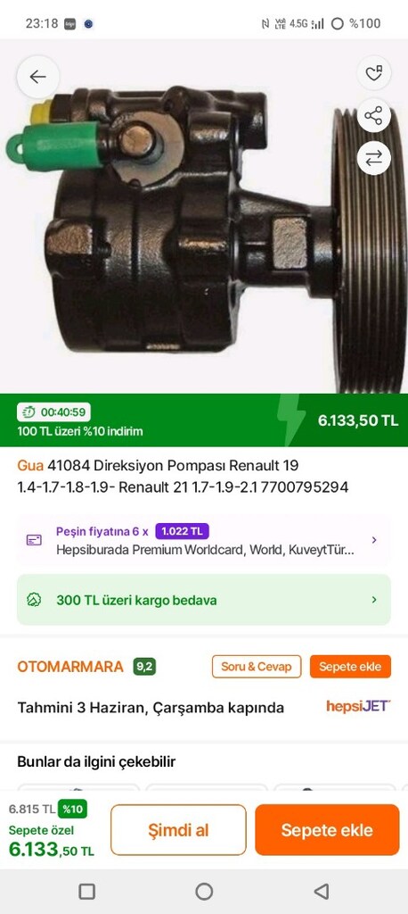 Reno 19 direksiyon pompasi sifir ayarinda - 3
