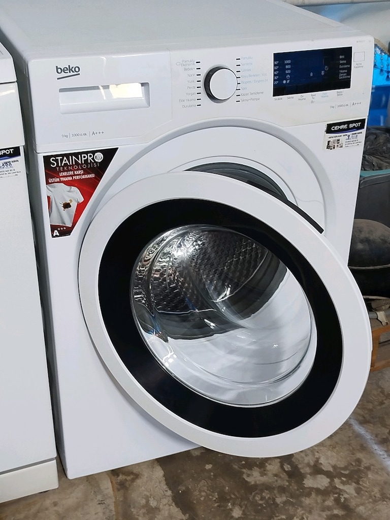 BEKO 9 KG ÇAMAŞIR MAKİNESİ İZMİR İÇİ 3 AY GARANTİMİZ VARDIR - 9