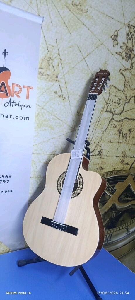 tam profesyonel sap ayarlı klasik gitar - 3