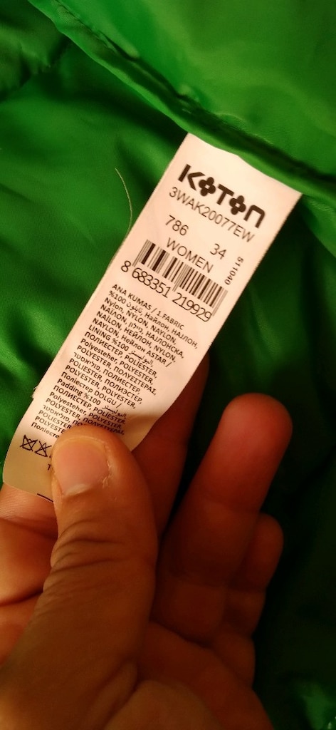KOTON MARKA BAYAN PARLAK ŞİŞME MONT - 4