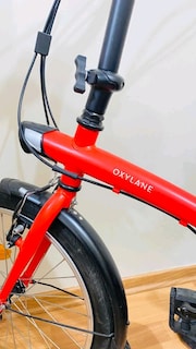Decathlon Btwin FOLD 120 20 İNÇ KATLANİR BİSİKLET KIRMIZI - 2