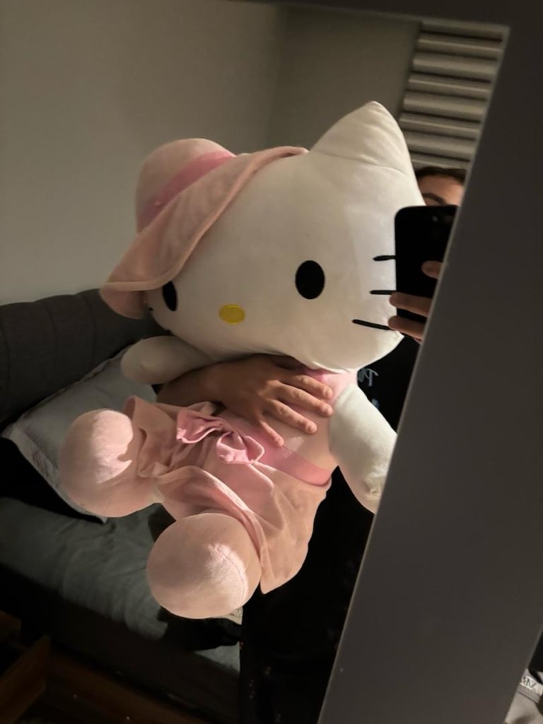 Orijinal Lisanslı Dev Boy Hello Kitty Peluş Oyuncak - Pembe Elbiseli - 3
