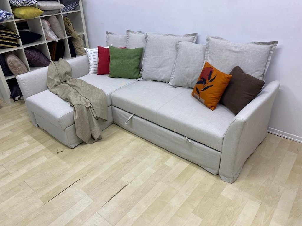 IKEA HOLMSUND SIFIR KAPLAMA YATAKLI BAZALI L KÖŞE KOLTUK KANEPE - 3