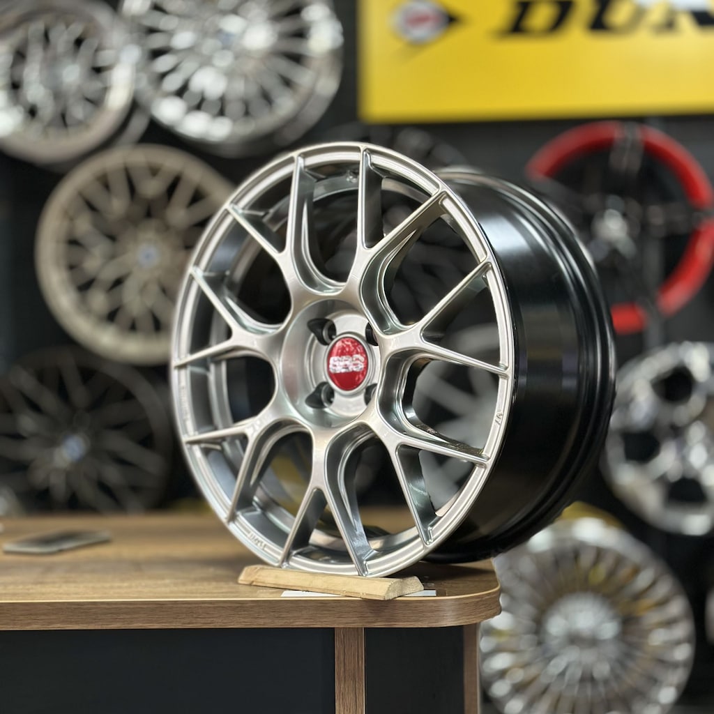 17 inç 4x100 BBS RE-V7 Hyper Black Jant Takımı Sıfır - 2