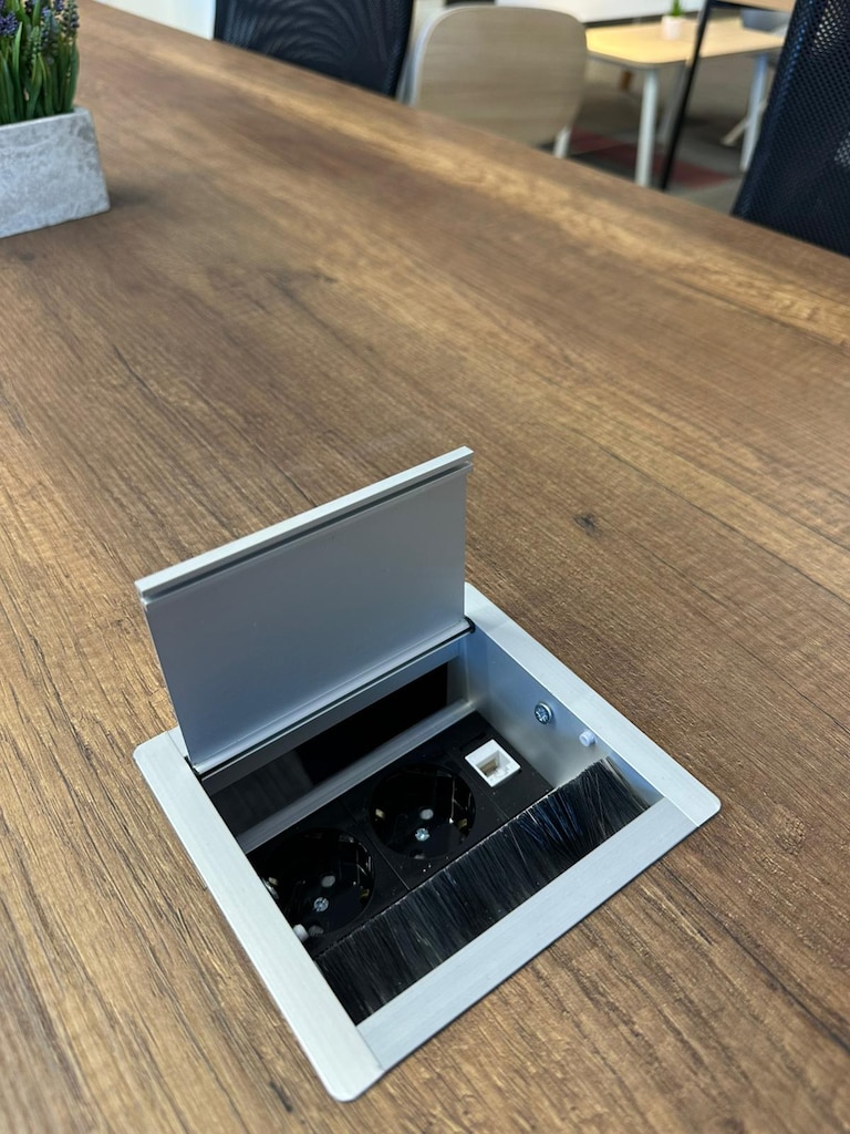 KLAS OFİS ÜSKÜDAR 230x100 BAROK CEVİZ TOPLANTI MASASI SIFIR ÜRÜN - 6