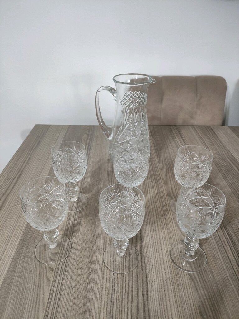 kesme kristal kadeh takımı - 3
