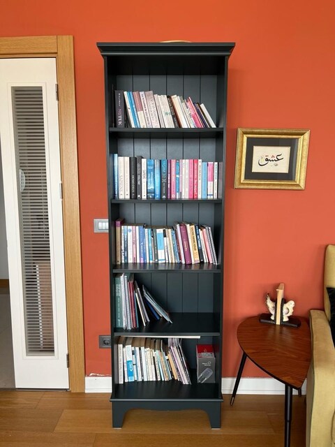 IKEA HEMNES Masif Ahşap Kitaplık – Nefti Yeşil