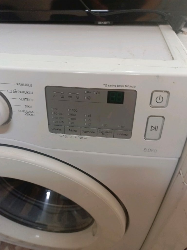 Samsung 8 kg çamaşır makinesi Nakliye Ücretsiz - 4