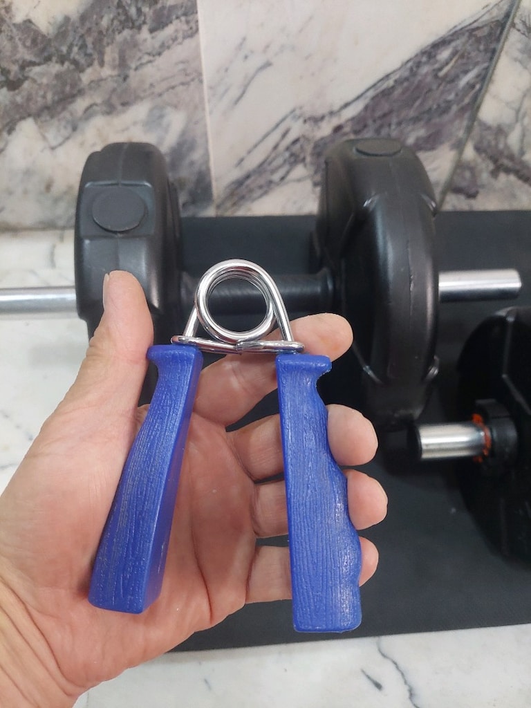 ECG Dambıl ağırlık plakaları. 20 kg. lık set.Set içeriği son resimde. - 7