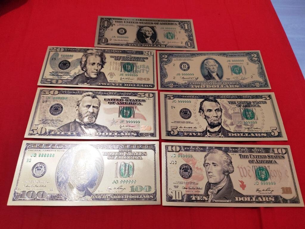 Hediyelik kolleksiyonluk 925 kaplama gümüş dolar seti - 6