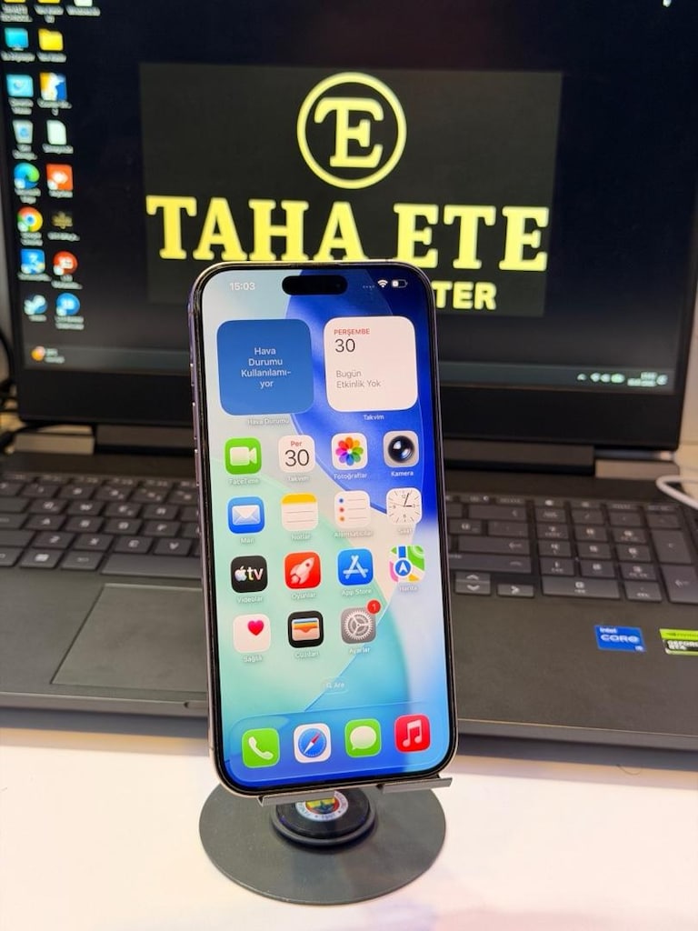 iPhone 16 Pro max 256 gb çöl titanyum pil 95 - 3