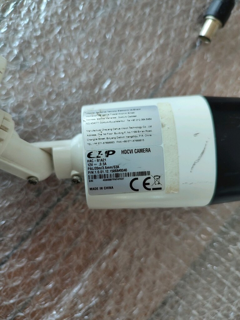 Dahua ez-ip hac b1a21 bullet kamera - 3