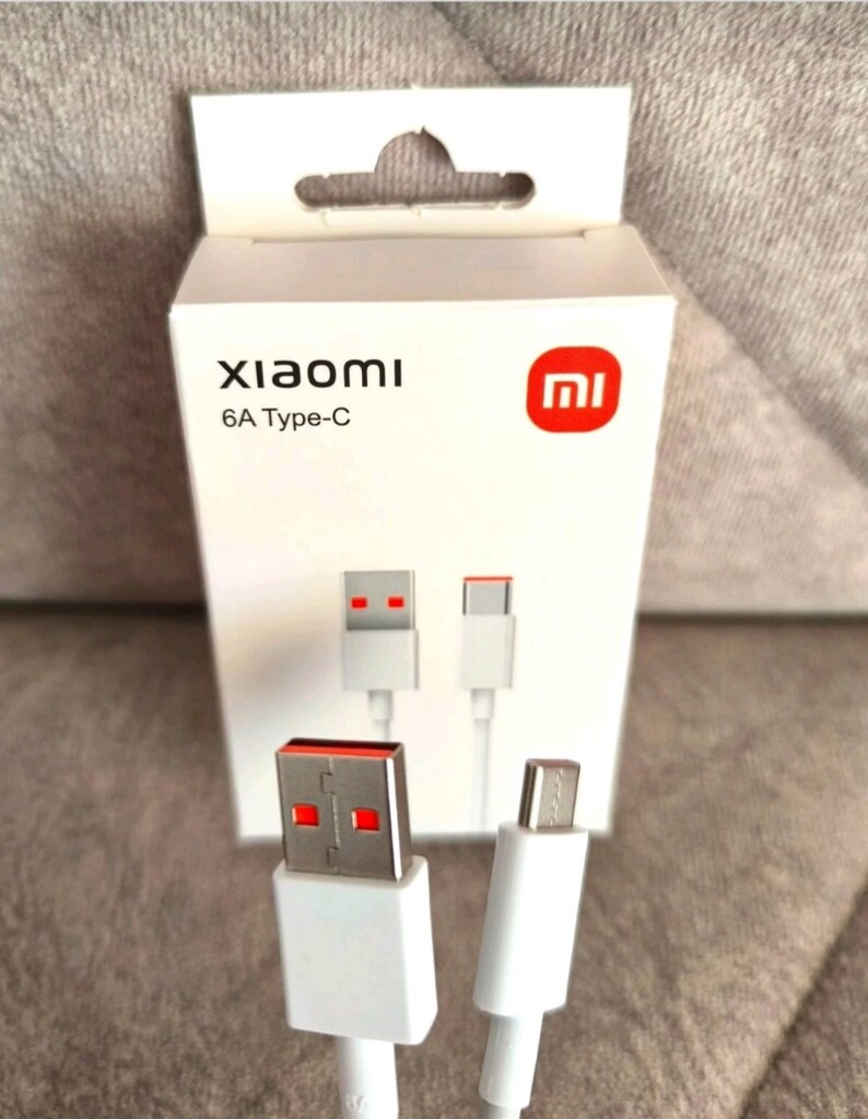 Xiaomi 6A Type-C Hızlı Şarj Kablosu Beyaz - 4