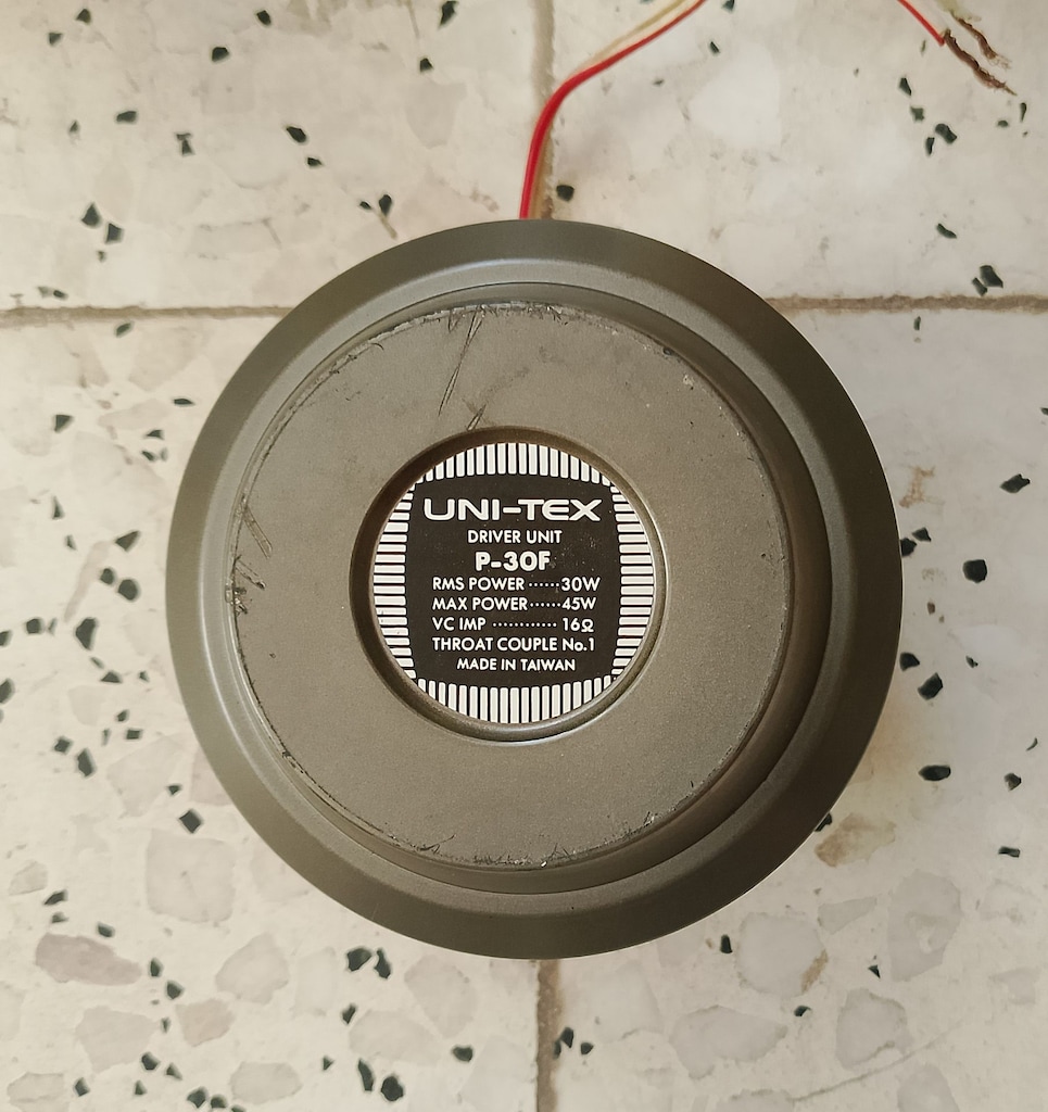 UNI-TEX P-30F 45 Watt HF Device Süper Tweeter Hoparlör - 2