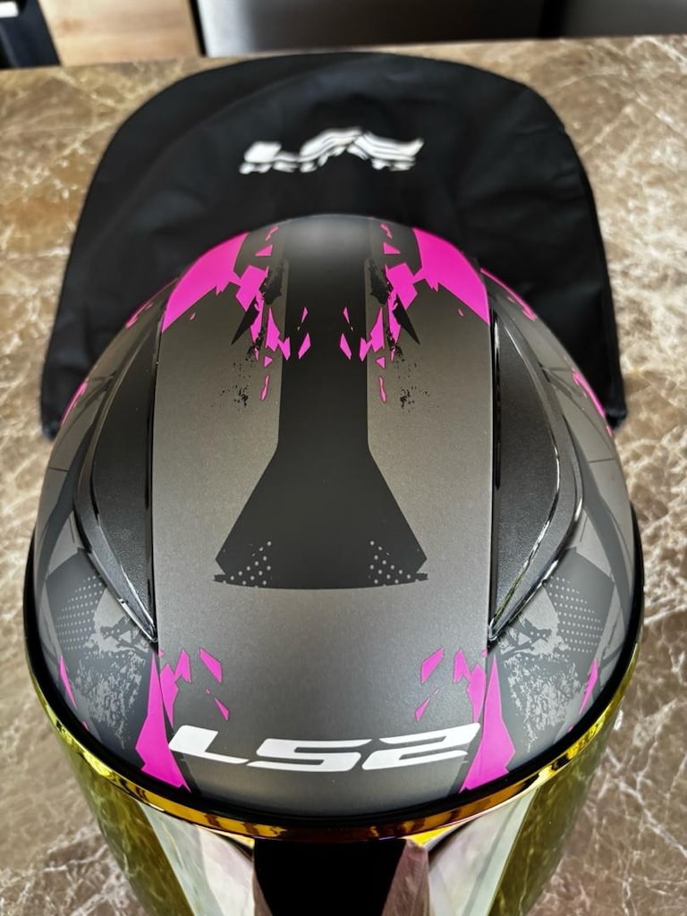 LS2 II RAPID PEMBE M BEDEN HİÇ KULLANILMAMIŞ KAPALI KASK ACİL SATILIK! - 6