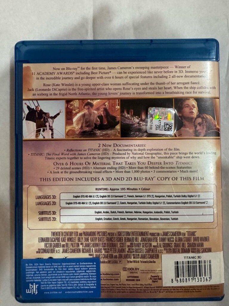 Titanic 3D Blu-ray Film 4 CD Versiyon - 5