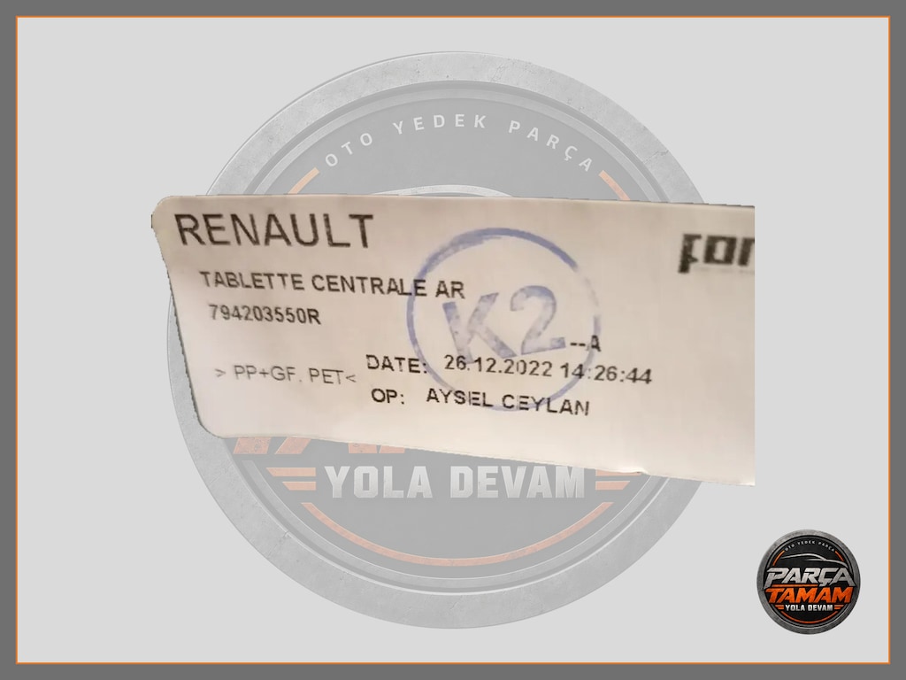 CLİO 5 BAGAJ PANDİZOTU SIFIR ORJİNAL 794203550R - 4