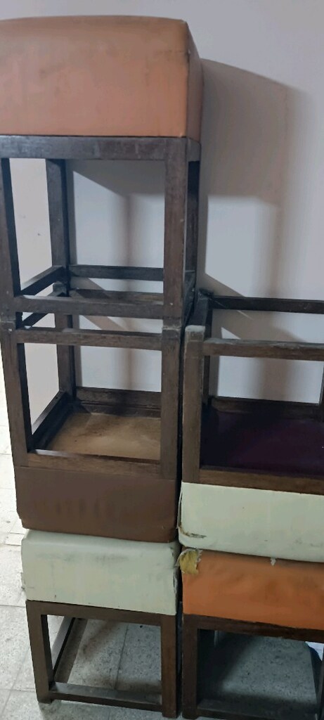 Ahşap puf oturak - 7