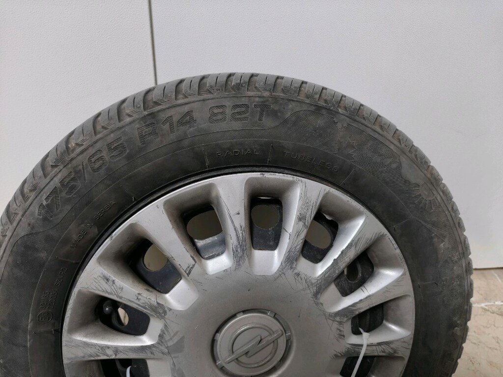 OPEL CORSA ORJİNAL JANT LASTİK TAKIMI 14 İNÇ - 6