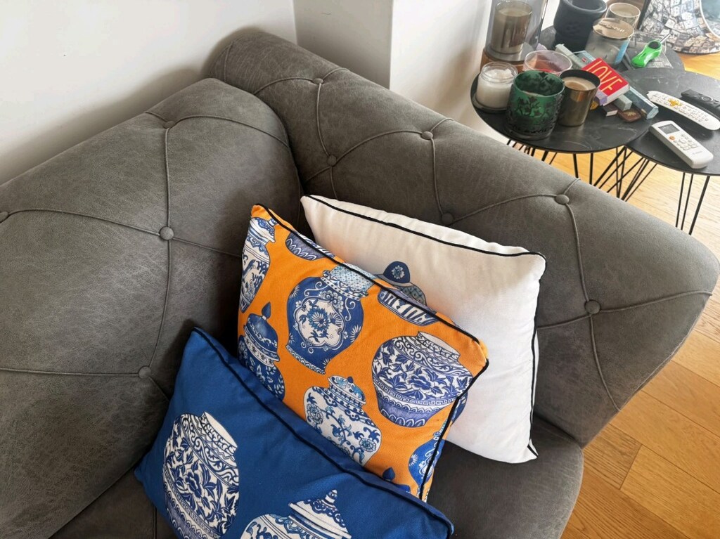 Enza Home Kapitone Gri 3'lü Koltuk / Kanepe - 2