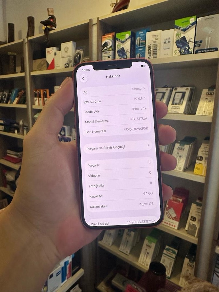 Apple 12 64 gb orjinal pil değişen hatasız cihaz tr - 4