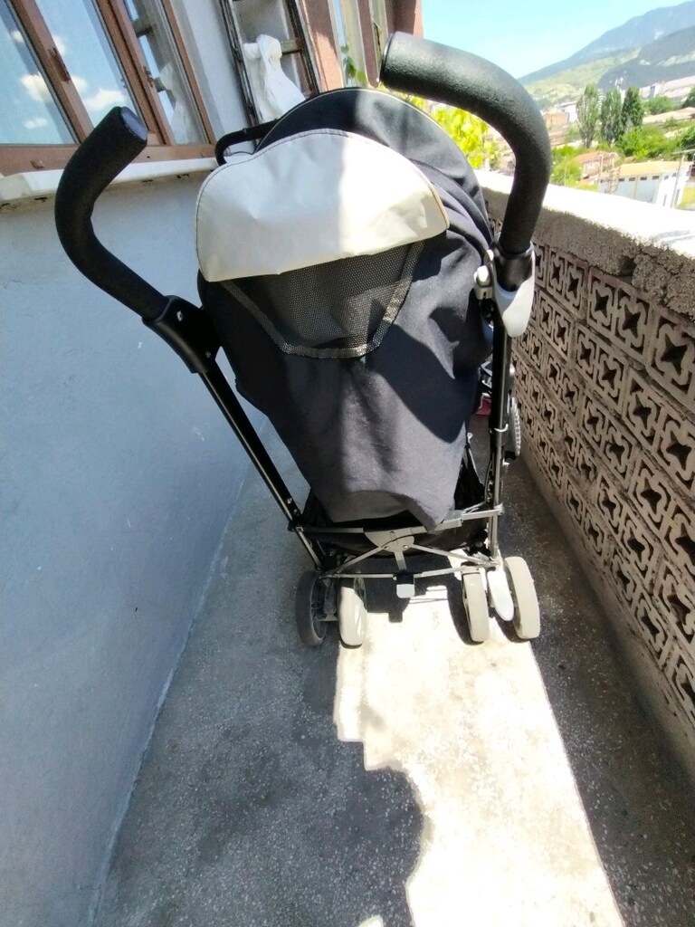 siyah bebek arabası - 9