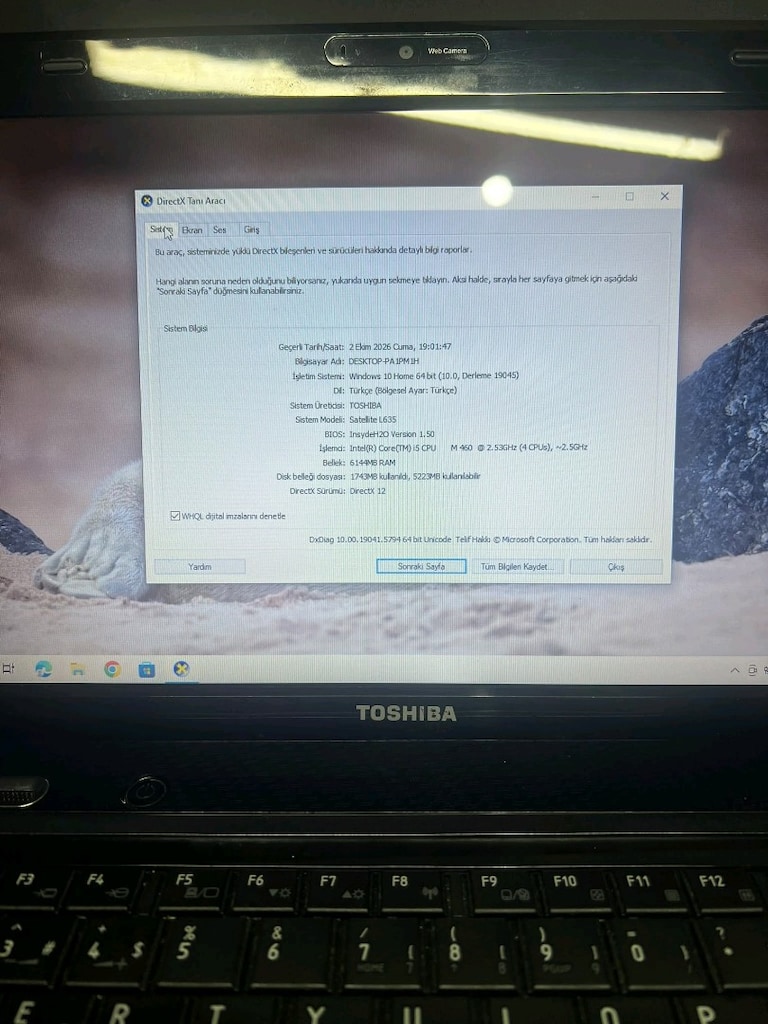 Laptop toshiba - 4