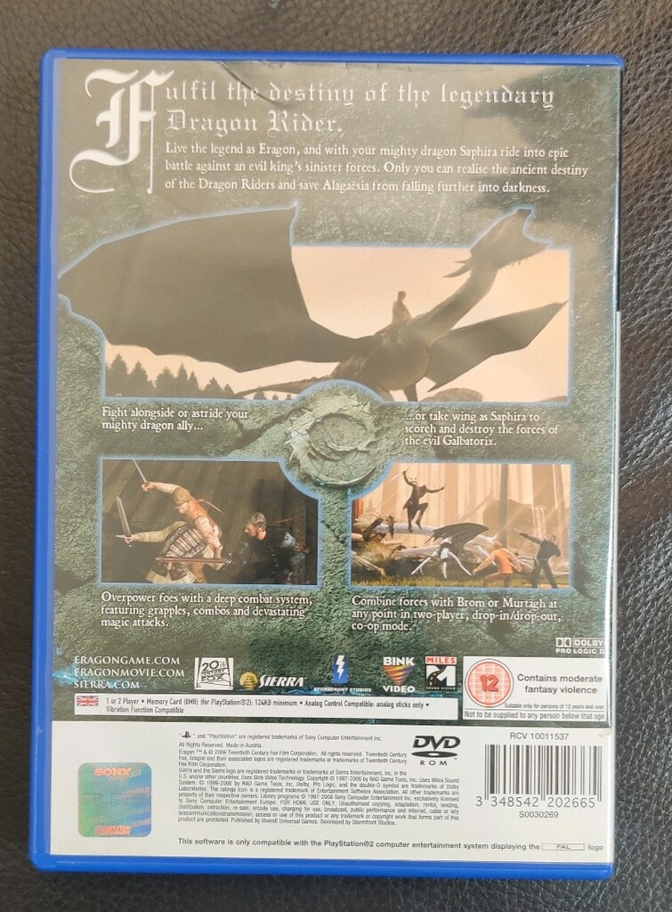 Sony PlayStation 2 Eragon Orijinal Oyun. Koleksiyonluk bir üründür. - 3