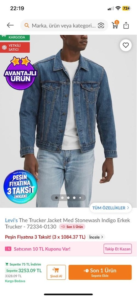 Levis kot mont - 2