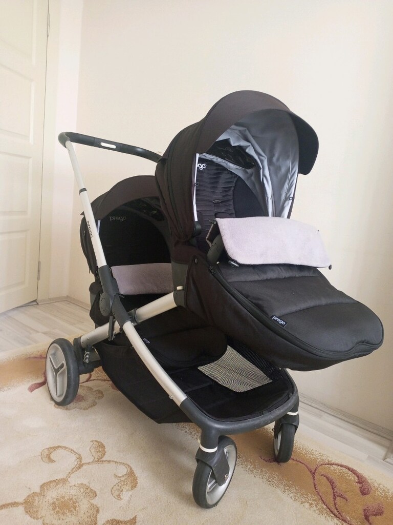 Prego İkiz Bebek Arabası – Çok Temiz Kullanılmış, Sorunsuz ve Kullanış - 6