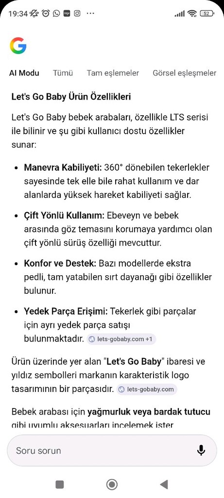 bebek arabası lets go baby - 7