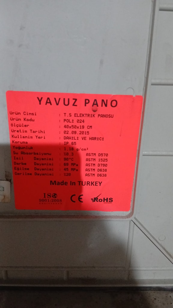 elektrik panosu ayaklı şantiye için - 2