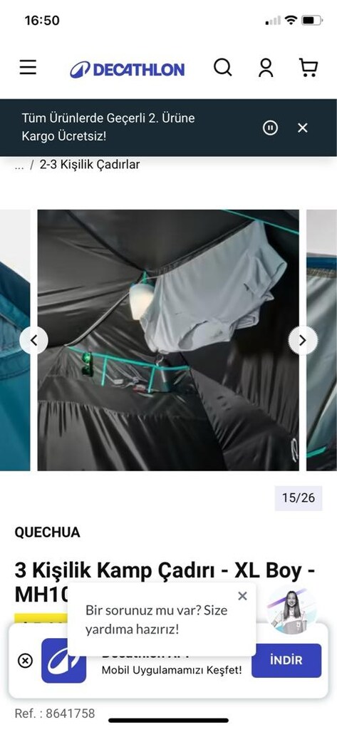 DECATHLON ÇADIRIM SATILIK - 12