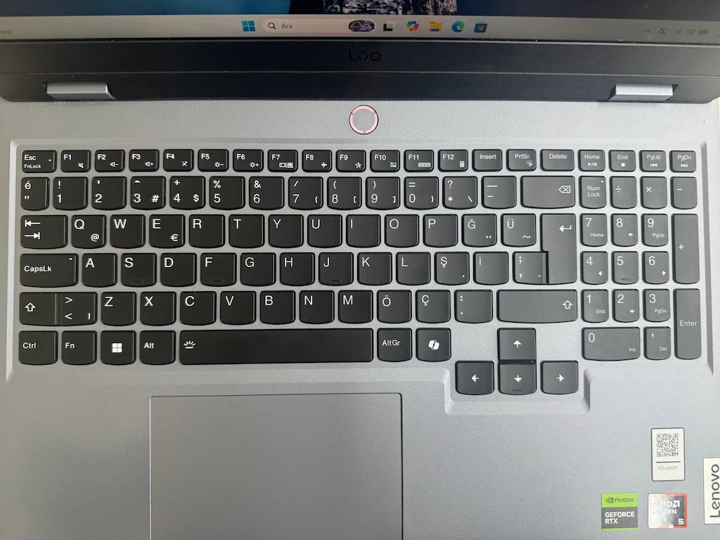 LENOVO LAPTOP *RYZEN 5 8645HS İŞLEMCİ*8GB RAM*512GB SSD*RTX3050 6GB EK - 5
