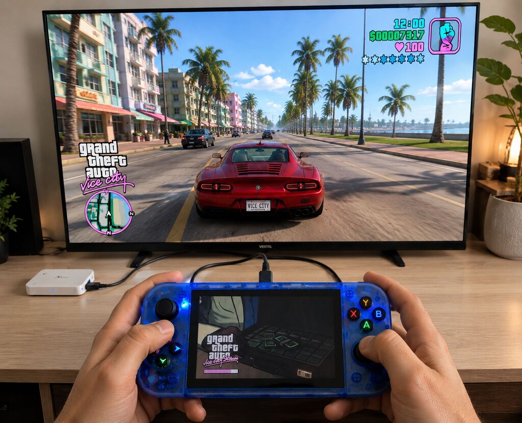 RG50XX Retro Oyun Konsolu | 20.000+ Oyun IPS Ekran HDMI TV SIFIR - 5