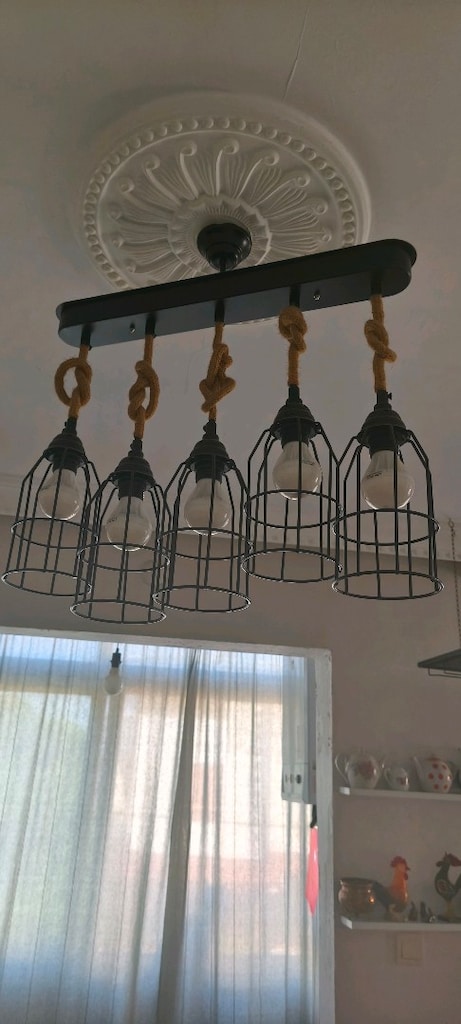 5 li Halatlı Sarkıt Avize - 5